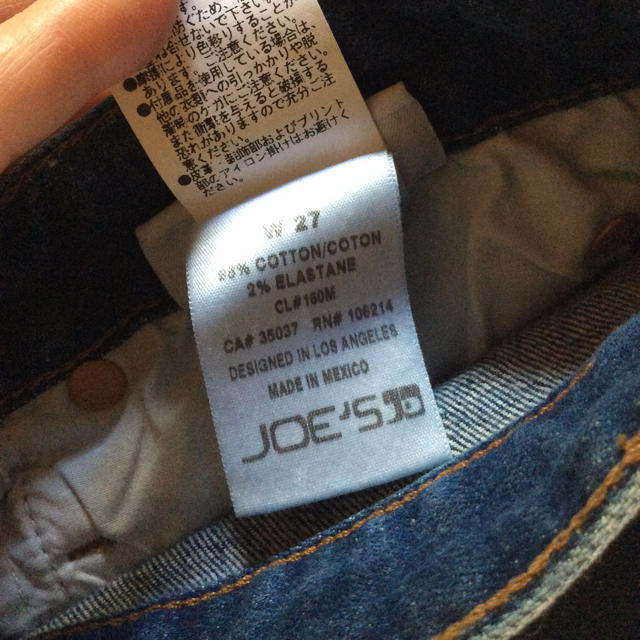 JOE’S JEANS(ジョーズジーンズ)のJoe’s jeans ボーイフレンドデニム 27 レディースのパンツ(デニム/ジーンズ)の商品写真