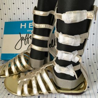 ジェフリーキャンベル(JEFFREY CAMPBELL)のＪＣジェフリーキャンベルCA限定グラディエーターgold24cmUS7(サンダル)