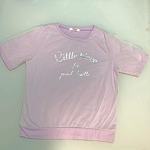 PINK-latte(ピンクラテ)のピンクラテ Pinklatte Tシャツ パープル 165 キッズ/ベビー/マタニティのキッズ服女の子用(90cm~)(Tシャツ/カットソー)の商品写真