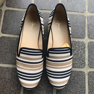 コールハーン(Cole Haan)の新品同様★池袋西武購入 コールハーン 23センチ スリッポン フラット シューズ(スリッポン/モカシン)