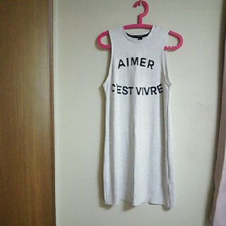 フォーエバートゥエンティーワン(FOREVER 21)のForever21 Tシャツ ロングワンピ  (ロングワンピース/マキシワンピース)