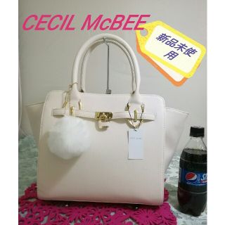 セシルマクビー(CECIL McBEE)の新品未使用タグ付　CECIL McBEE 春夏の大きめトートバッグ(トートバッグ)