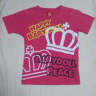 ベビードール(BABYDOLL)のベビードール 半袖Tシャツ 130cm BABYDOLL ピンク(Tシャツ/カットソー)