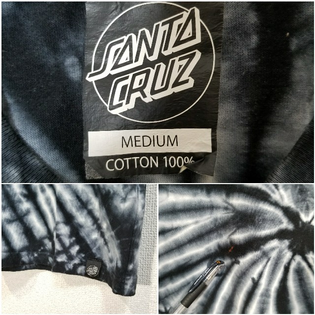 THRASHER(スラッシャー)のSANTA CRUZ  サンタクルーズ タイダイ柄 Tシャツ メンズのトップス(Tシャツ/カットソー(半袖/袖なし))の商品写真