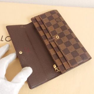 LOUIS VUITTON - 正規品ルイヴィトン ダミエ ポルトフォイユ サラ 長 ...