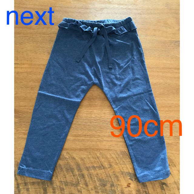 NEXT(ネクスト)のnext☆トラベラーパンツ デニムブルー キッズ/ベビー/マタニティのキッズ服女の子用(90cm~)(パンツ/スパッツ)の商品写真