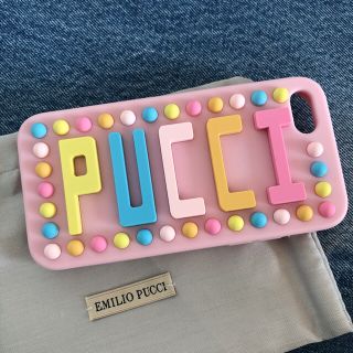 エミリオプッチ(EMILIO PUCCI)のエミリオプッチ iPhone7 ラバーケース ピンク(iPhoneケース)