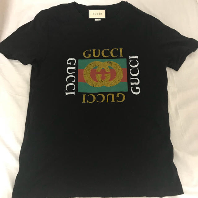 Gucci(グッチ)のGUCCI ロゴT S メンズのトップス(Tシャツ/カットソー(半袖/袖なし))の商品写真