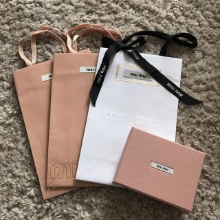 ミュウミュウ(miumiu)のmiu miu ショッピングバック・BOXセット(ショップ袋)