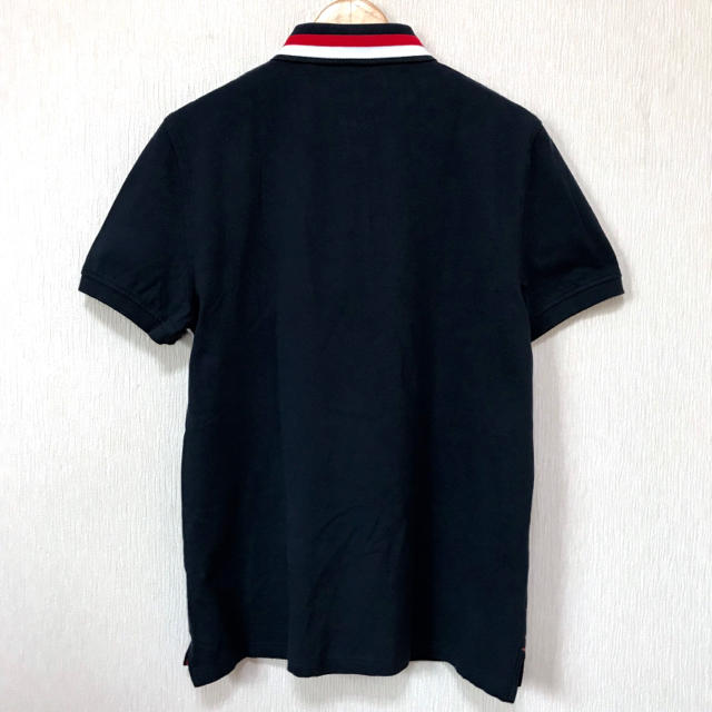 TOMMY HILFIGER(トミーヒルフィガー)のL相当 ♪ 新品 トミー ヒルフィガー ビッグロゴ ポロシャツ 紺 M 半袖 メンズのトップス(ポロシャツ)の商品写真