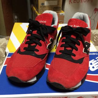 ニューバランス(New Balance)の【うん君様専用】☆25.5cm NEW BALANCE M998 RO RED☆(スニーカー)