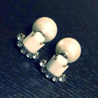 グローバルワーク(GLOBAL WORK)のバックパール♥︎ビジューピアス♥︎(ピアス)