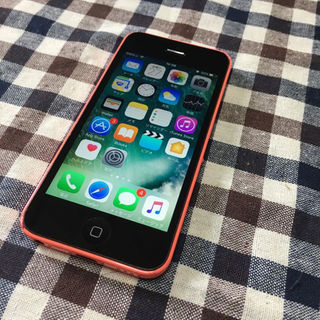 アップル(Apple)のiPhone 5c オレンジ  利用制限◯(スマートフォン本体)