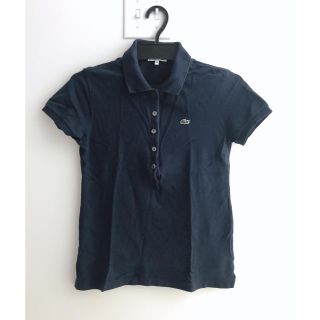 ラコステ(LACOSTE)のLACOSTE★ラコステ★定番ワンポイント半袖ポロシャツ★ネイビー(ポロシャツ)