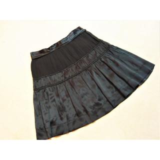 シーバイクロエ(SEE BY CHLOE)のシーバイクロエ☆シルクシャーリング風デザインスカート(ひざ丈スカート)
