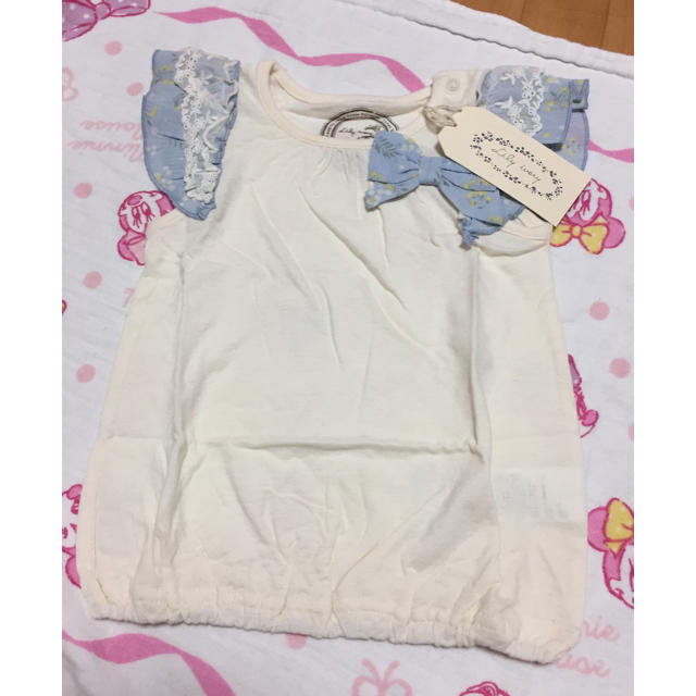 coeur a coeur(クーラクール)の専用 リリーアイボリー 95 Tシャツ キッズ/ベビー/マタニティのキッズ服女の子用(90cm~)(Tシャツ/カットソー)の商品写真