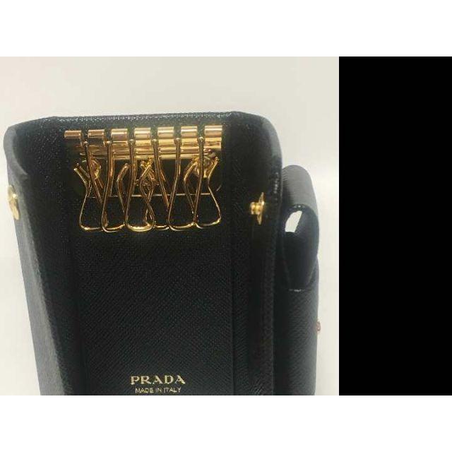 セールプラダ PRADA キーケース 未使用SAFFIANO 1PG222 1