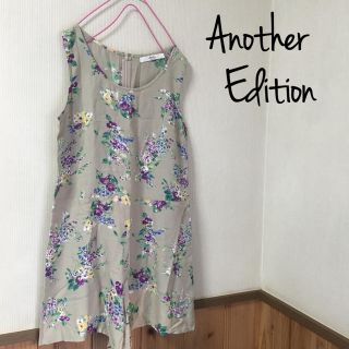 アナザーエディション(ANOTHER EDITION)のAnother Edition＊ロンパース＊花柄＊古着(オールインワン)