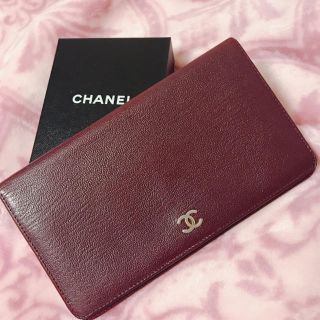 シャネル(CHANEL)のCHANELレザー長財布☆美品☆正規品(財布)