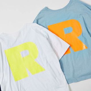 ロデオクラウンズ(RODEO CROWNS)のRCS ビッグRチュニックTシャツ ホワイトとブルーフリーサイズのセット(Tシャツ(半袖/袖なし))