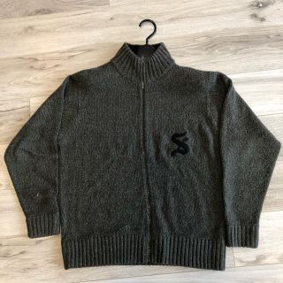 ステューシー(STUSSY)のstussy ジップセーター(ニット/セーター)