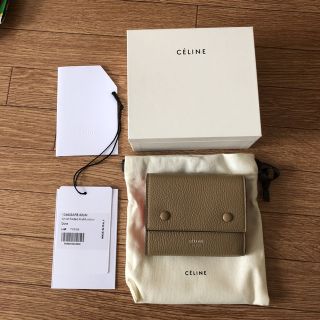 セリーヌ(celine)の最終値下げ！正規店購入セリーヌコンパクト三つ折り財布DUNE(財布)