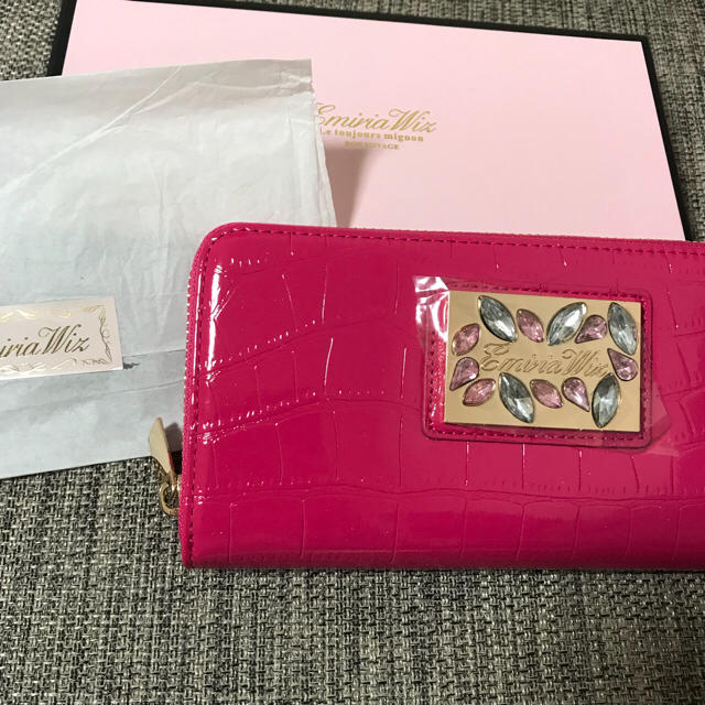 EmiriaWiz(エミリアウィズ)のEmiriaWiz クロコ調 長財布 新品未使用 レディースのファッション小物(財布)の商品写真