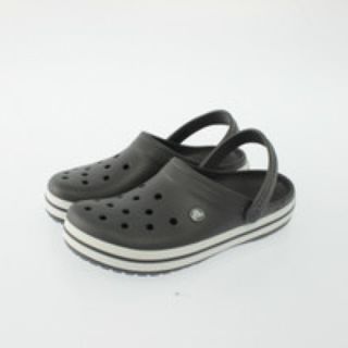 クロックス(crocs)の激安 クロックス サンダル 28cm グラファイト ホワイト クロスバンド(サンダル)