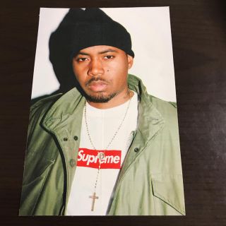 シュプリーム(Supreme)の【縦13.5cm横8.8cm】Supreme nas ステッカー(ステッカー)