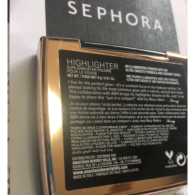 Sephora(セフォラ)のAnastasia amrezy ハイライター コスメ/美容のベースメイク/化粧品(フェイスカラー)の商品写真
