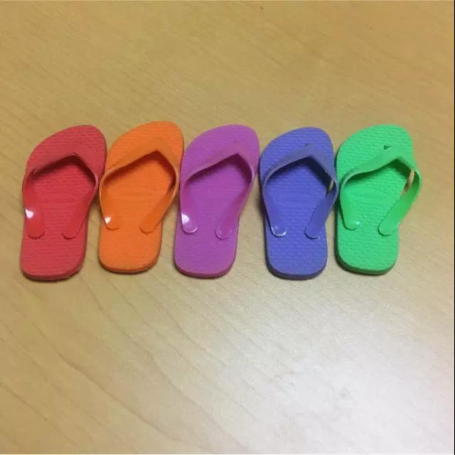 ハワイアナス havaianas マグネット ビーチサンダル 5個セット エンタメ/ホビーのコレクション(その他)の商品写真