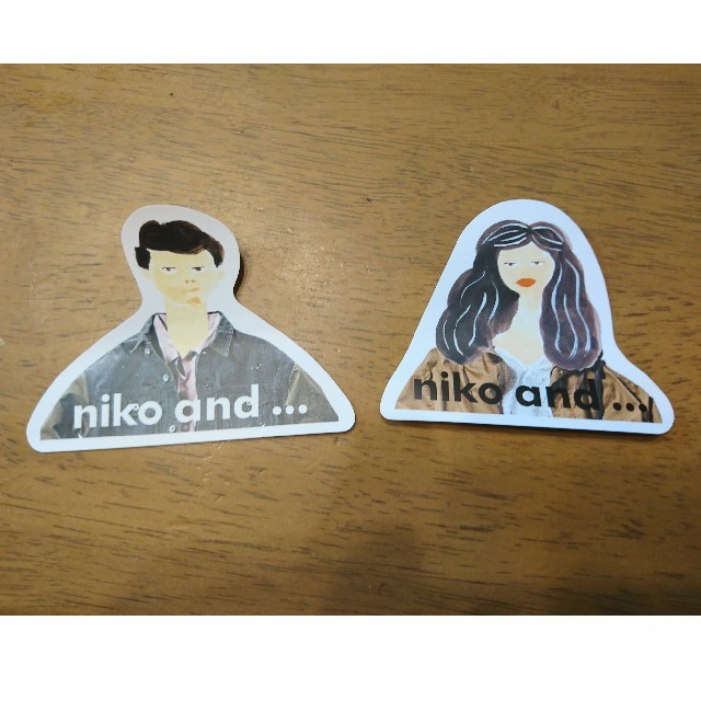 niko and...(ニコアンド)のniko and... ステッカー エンタメ/ホビーのコレクション(ノベルティグッズ)の商品写真