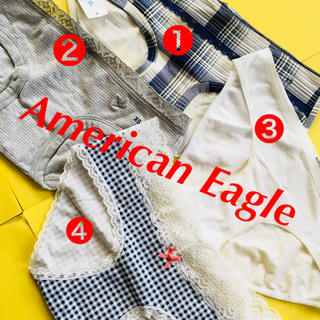 アメリカンイーグル(American Eagle)のAmerican Eagle ショーツ 下着 未使用 NY購入 S 4枚(ショーツ)
