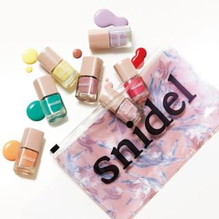 スナイデル(SNIDEL)のsweet 4月号 【付録】 snidel　春ネイル7本セット & 花柄ポーチ(マニキュア)