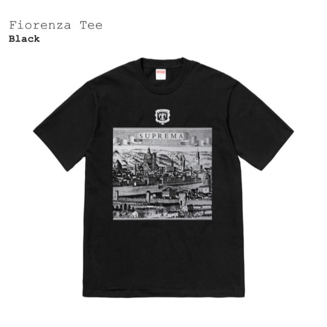 supreme Fiorenza Tee Black 2018 S/S Tシャツ