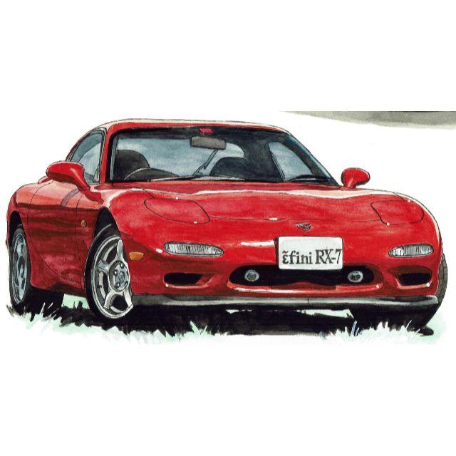 NC-367 RX-7/RX-8限定版画b 直筆サイン額装●作家平右ヱ門 3