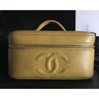 シャネル(CHANEL)のCHANEL バニティ 正規品 イエロー(ハンドバッグ)