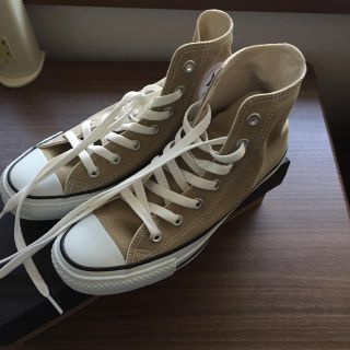 コンバース(CONVERSE)のコンバース ベージュ 24.5センチ(スニーカー)