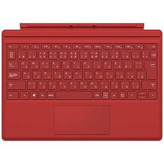 マイクロソフト(Microsoft)のマイクロソフト 【純正】 Surface Pro 4用 タイプカバー レッド(PC周辺機器)