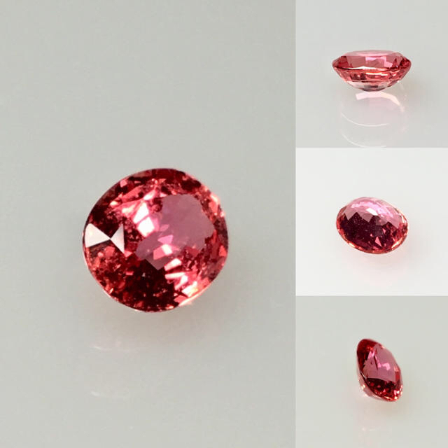 【とまこ様ご専用】1.2ct UP  天然 パパラチアサファイア ルース レディースのアクセサリー(リング(指輪))の商品写真