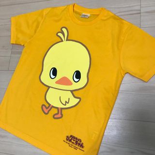 ニッシンショクヒン(日清食品)のチキンラーメン ひよこちゃん Ｔシャツ(キャラクターグッズ)