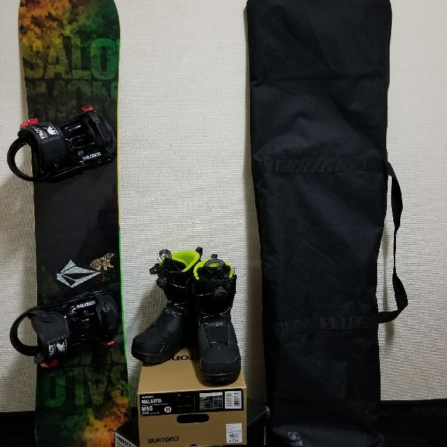 SALOMON(サロモン)のワックス塗って発送もできます！超美品！SALOMON エントリーセット スポーツ/アウトドアのスノーボード(ボード)の商品写真