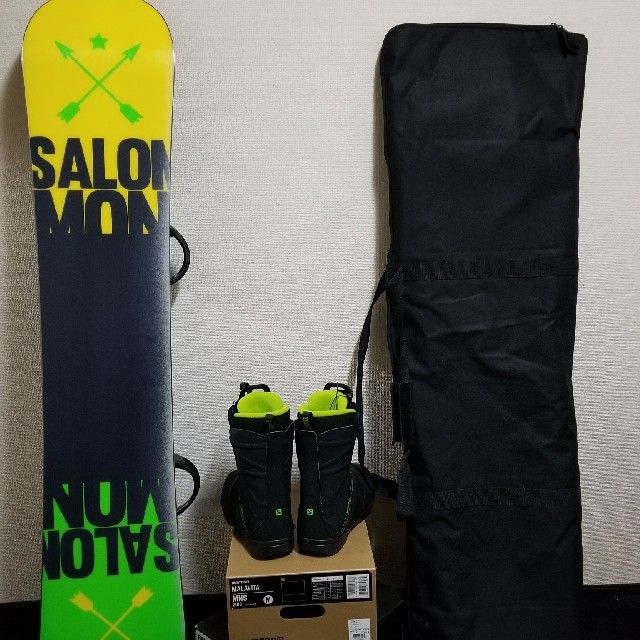 SALOMON(サロモン)のワックス塗って発送もできます！超美品！SALOMON エントリーセット スポーツ/アウトドアのスノーボード(ボード)の商品写真