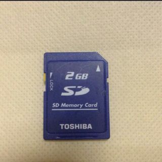 トウシバ(東芝)のTOSHIBA 東芝 SDメモリーカード SDカード 2GB(PC周辺機器)