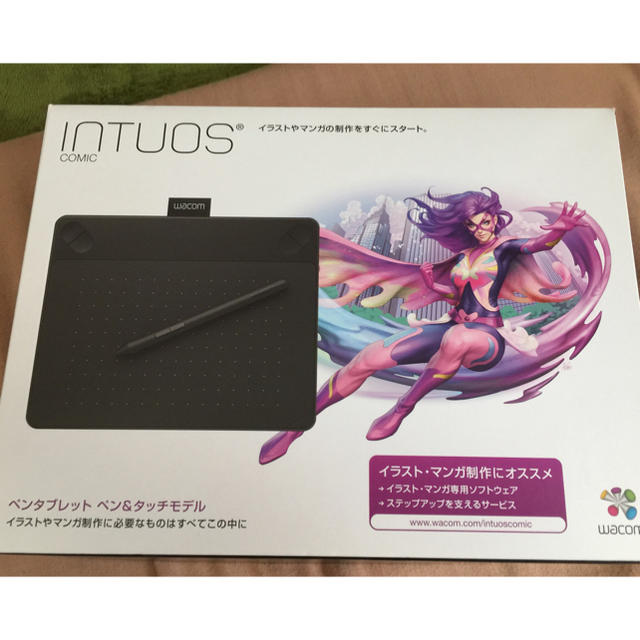 Wacom(ワコム)のちび様専用 Intuos comic small ブラック 美品 スマホ/家電/カメラのPC/タブレット(PC周辺機器)の商品写真