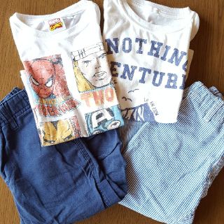 ジーユー(GU)の♡mochakona様♡専用【size110】Tシャツ&パンツセット①❤❤(Tシャツ/カットソー)