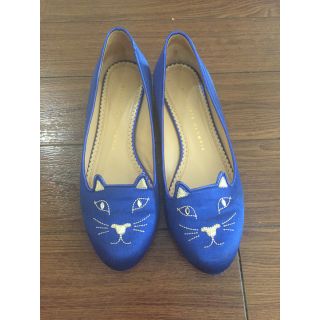 シャルロットオリンピア(Charlotte Olympia)のシャルロットオリンピア キャットシューズ 36ハーフ(スリッポン/モカシン)