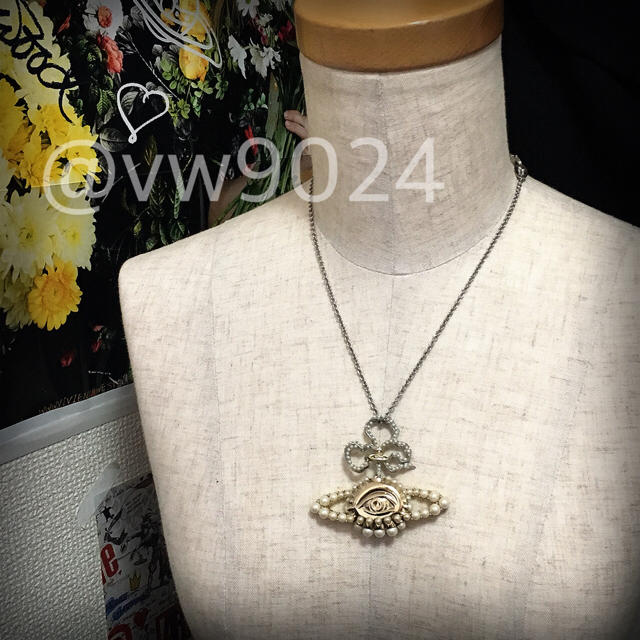 Vivienne Westwood(ヴィヴィアンウエストウッド)の稀少✨パーリーイービルアイネックレス レディースのアクセサリー(ネックレス)の商品写真