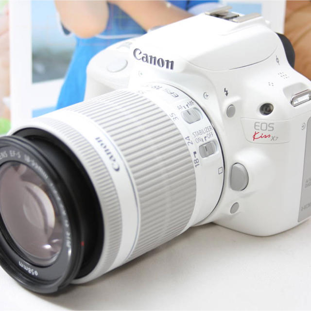 商品仕様寸法Canon キャノン EOS Kiss X7 ホワイト デジタル一眼レフ