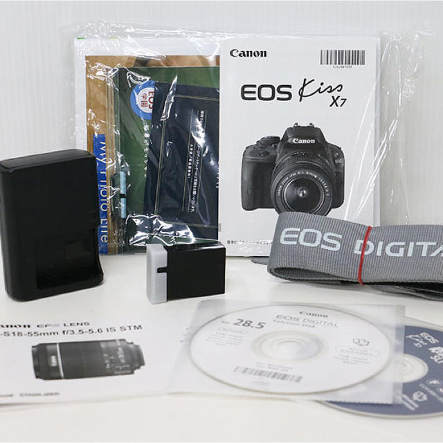 商品仕様寸法Canon キャノン EOS Kiss X7 ホワイト デジタル一眼レフ